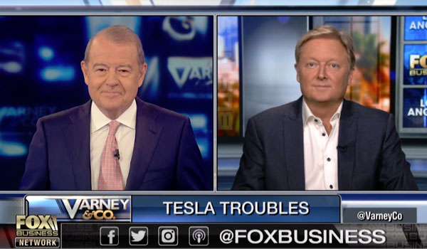 Henrik Fisker på Fox TV med Tesla vurdering