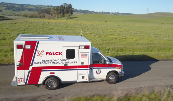 Falck står til at vinde kontrakt på ambulancekørsel i San Diego